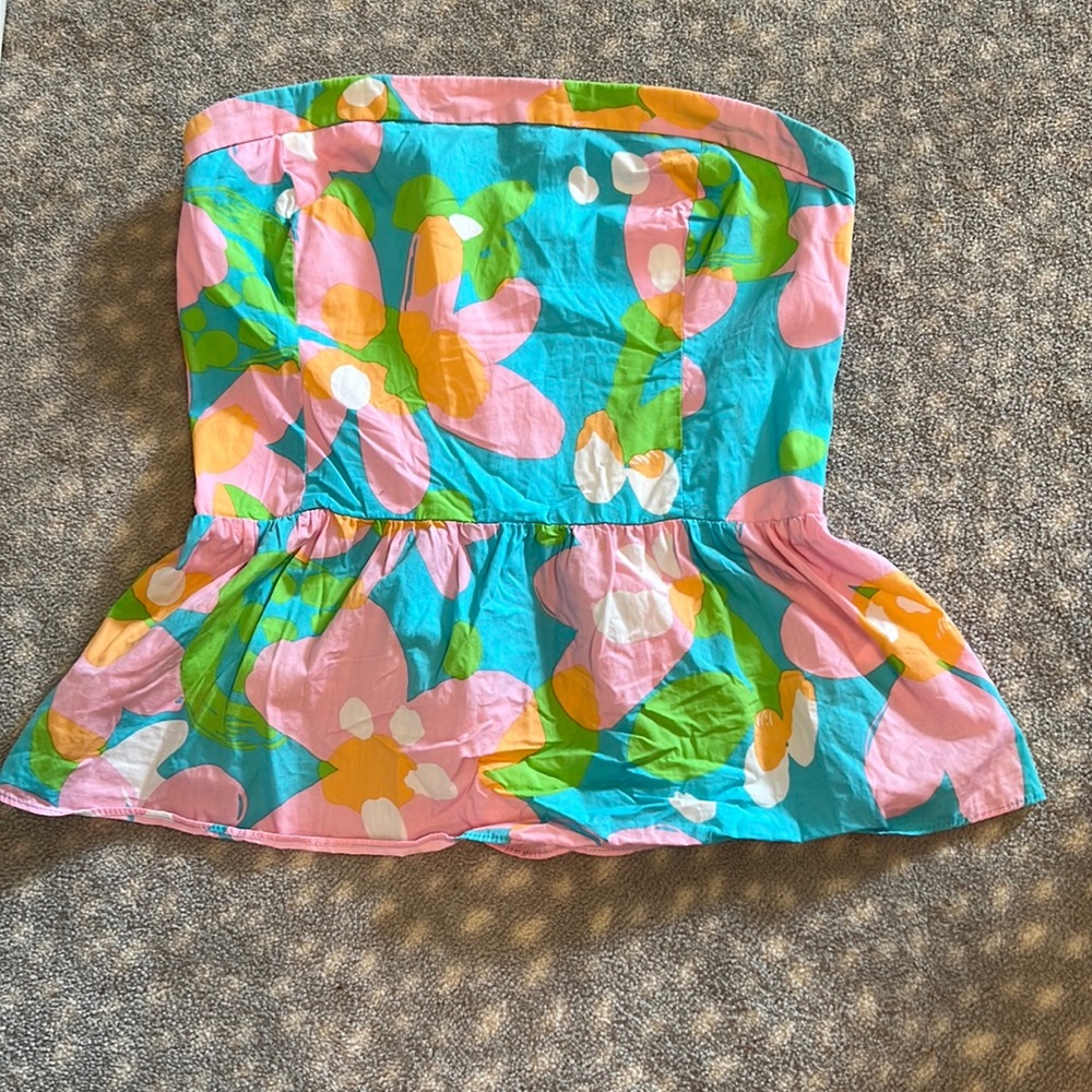 Lilly Pullitzer Strapless top